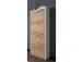 Schuhkipper >Filton II< in Weiß - 61x152x25cm (BxHxT)