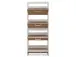 Schuhkipper >Filton II< in Weiß - 61x152x25cm (BxHxT)