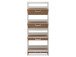 Schuhkipper >Filton II< in Weiß - 61x152x25cm (BxHxT)
