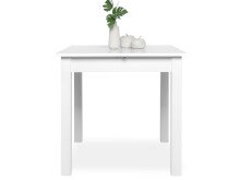 Esstisch >Crawley< in Weiß - 120x76,5x80cm (BxHxT)