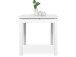 Esstisch >Crawley< in Weiß - 120x76,5x80cm (BxHxT)