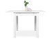 Esstisch >Crawley< in Weiß - 120x76,5x80cm (BxHxT)