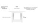 Esstisch >Crawley< - 160x76,5x70cm (BxHxT)