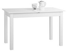 Esstisch >Crawley< in Weiß - 160x76,5x70cm (BxHxT)