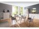 Esstisch >Crawley< in Weiß - 160x76,5x70cm (BxHxT)