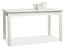 Esstisch >Crawley< in Weiß - 180x76,5x80cm (BxHxT)