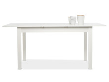 Esstisch >Crawley< in Weiß - 180x76,5x80cm (BxHxT)