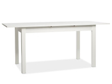 Esstisch >Crawley< in Weiß - 180x76,5x80cm (BxHxT)