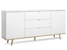 Sideboard >Dalarna< in Weiß aus Metall -...