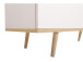 Sideboard >Dalarna< in Weiß aus Metall - 180x87x40cm (BxHxT)