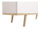 Highboard >Dalarna< in Weiß aus Metall - 100x140x40cm (BxHxT)