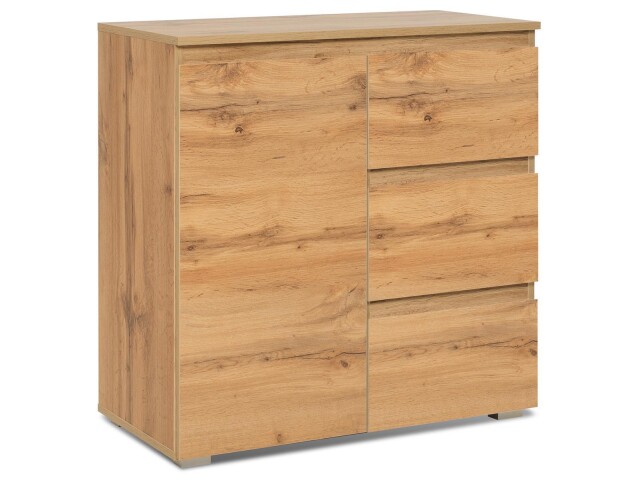 Kommode >Ravenna< in Honig-Eiche - 80x80x40cm (BxHxT)