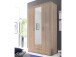 Kleiderschrank >Kitty II< in Sonoma-Eiche - 120x197x53cm (BxHxT)