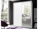 Schwebetürenschrank >Noni< in Weiß - 170x196x59cm (BxHxT)