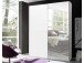 Schwebetürenschrank >Noni< in Weiß - 170x196x59cm (BxHxT)