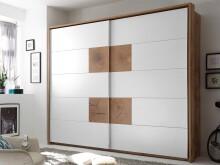 Schwebetürenschrank >Constantin< in Wildeiche - 270x225x60cm (BxHxT)
