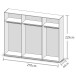 Schwebetürenschrank >Constantin< in Wildeiche - 270x225x60cm (BxHxT)