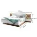 Bett >Constantin< - 60x96/26x205/60cm (BxHxT)
