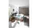 Bett >Constantin< in Wildeiche / Basaltgrau - 305x26x33cm (BxHxT)