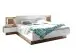 Bett >Constantin< in Wildeiche / Weiß - 305x26x33cm (BxHxT)