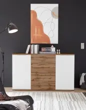Sideboard >Constantin< in Wildeiche - 150x90x38cm (BxHxT)