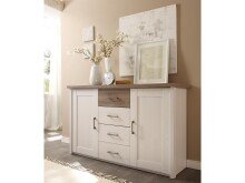 Sideboard >Lebbie< in Pinie Weiß -...