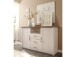 Sideboard >Lebbie< in Pinie Weiß - 150x90x42cm (BxHxT)