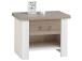 Schlafzimmer-Set >Lebbie< in Pinie Weiß - 241x49x42cm (BxHxT)