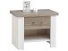 Schlafzimmer-Set >Lebbie< in Pinie Weiß - 241x49x42cm (BxHxT)