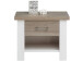Schlafzimmer-Set >Lebbie< in Pinie Weiß - 241x49x42cm (BxHxT)