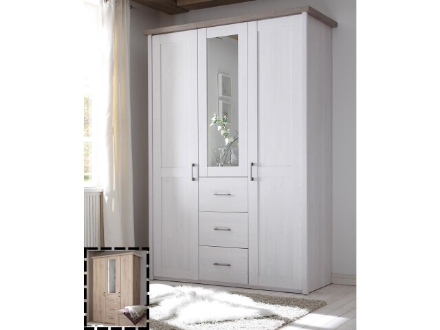 Kleiderschrank >Lebbie< - 150x212x62cm (BxHxT)