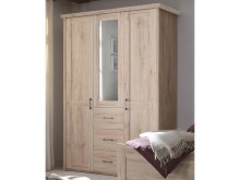 Kleiderschrank >Lebbie< in San Remo Eiche -...