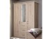 Kleiderschrank >Lebbie< in San Remo Eiche - 150x212x62cm (BxHxT)