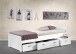 Bradford Modernes Einzelbett mit 3X Schubkästen 90 x 200 cm - Praktisches Jugendzimmer Kojenbett - 95 x 66 x 204 cm (B/H/T)