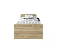 Bradford Modernes Einzelbett mit 3X Schubkästen 90 x 200 cm - Praktisches Jugendzimmer Kojenbett in Eiche Sonoma Optik - 95 x 66 x 204 cm (B/H/T)