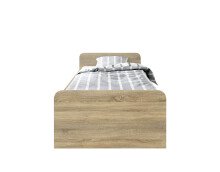 Bradford Modernes Einzelbett mit 3X Schubkästen 90 x 200 cm - Praktisches Jugendzimmer Kojenbett in Eiche Sonoma Optik - 95 x 66 x 204 cm (B/H/T)