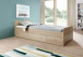 Bradford Modernes Einzelbett mit 3X Schubkästen 90 x 200 cm - Praktisches Jugendzimmer Kojenbett in Eiche Sonoma Optik - 95 x 66 x 204 cm (B/H/T)