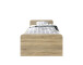 Bradford Modernes Einzelbett mit 3X Schubkästen 90 x 200 cm - Praktisches Jugendzimmer Kojenbett in Eiche Sonoma Optik - 95 x 66 x 204 cm (B/H/T)