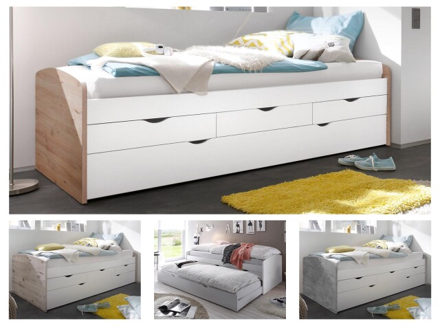 Bettgestell >Georgina< - 96x64/23,5x206cm (BxHxT)