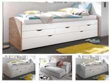 Bettgestell >Georgina< - 96x64/23,5x206cm (BxHxT)