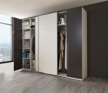 Kleiderschrank >Ketty< in Lava - 270x225x61cm (BxHxT)