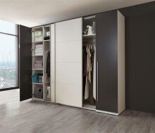 Kleiderschrank >Ketty< in Lava - 270x225x61cm (BxHxT)