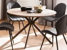 Esstisch >Tyrus< in Wildeiche aus MDF -...