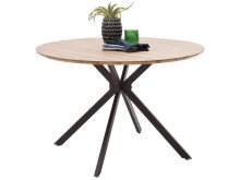 Esstisch >Tyrus< in Wildeiche aus MDF -...