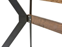Esstisch >Shayna< in Schwarz/matt aus MDF - 160x76x90cm (BxHxT)