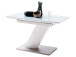 Esstisch >Darrin I< in Weiß aus MDF - 120x76x80cm (BxHxT)