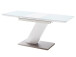 Esstisch >Darrin I< in Weiß aus MDF - 120x76x80cm (BxHxT)