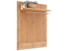 Garderobenpaneel >Nilo< in Eiche Bianco geölt...