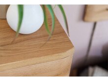 Sideboard >Nilo< in Eiche Bianco aus Metall - 150x84x44cm (BxHxT)