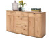 Sideboard >Nilo< in Eiche Bianco aus Metall - 150x84x44cm (BxHxT)